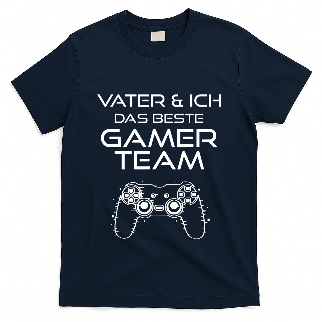 Father & I The Best Gamer Team T-Shirt product image 3