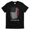 Christian Us Usa Flag American Christ Faith Over Fear Cross product image 1