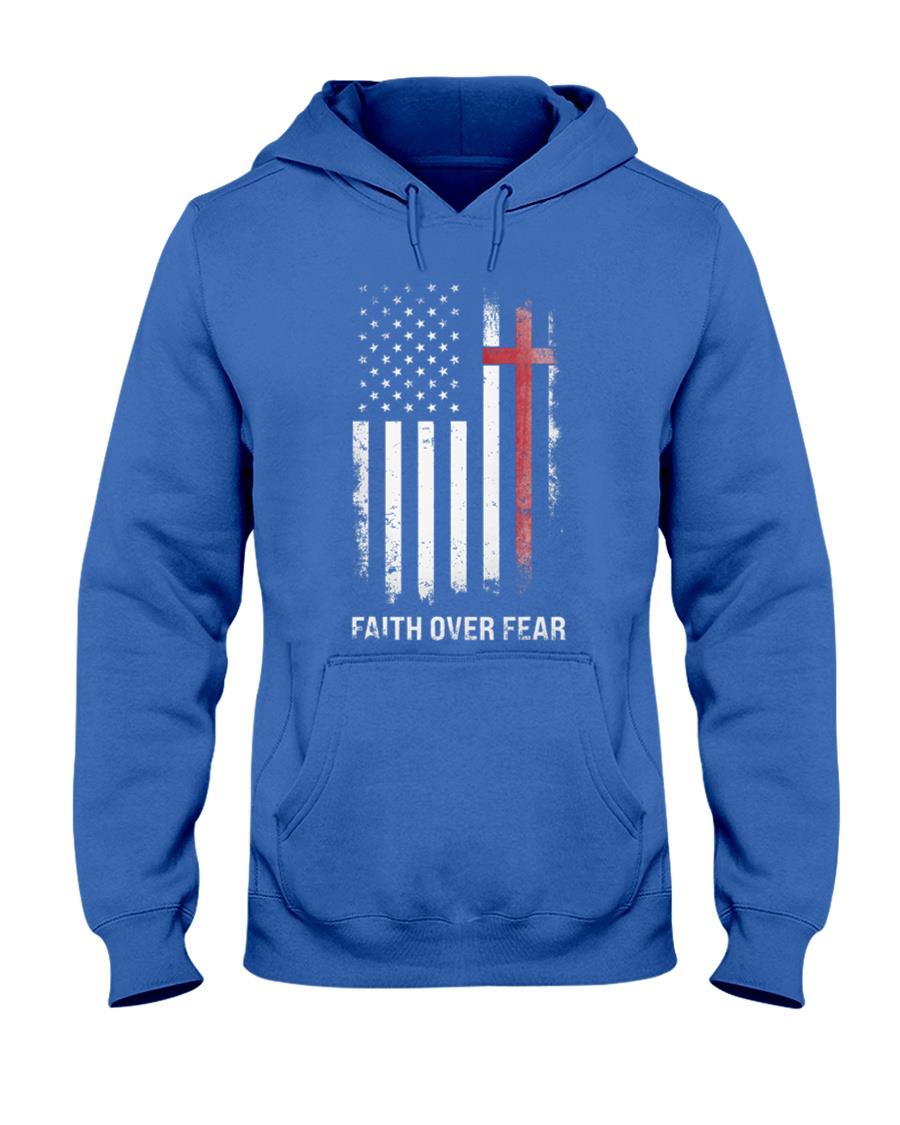 Christian Us Usa Flag American Christ Faith Over Fear Cross product image 5