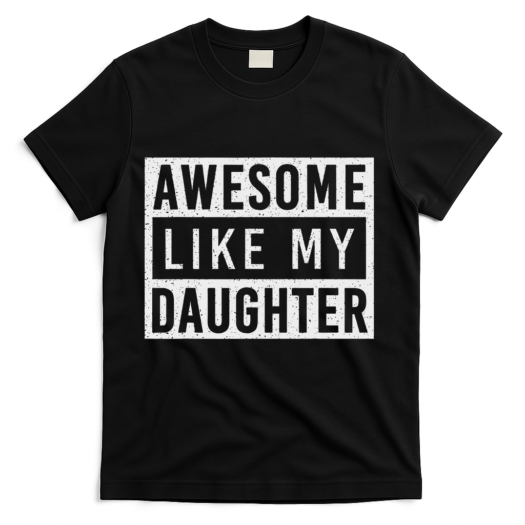 Awesome Like My Daughter FatherS Day Vintage Retro Dad Girl product image 1