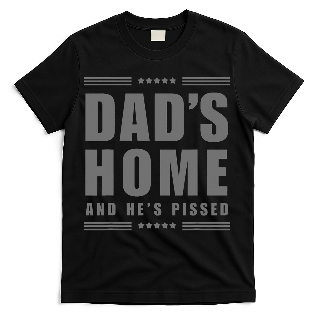 Dads Home And Hes Pissed Trump Dark Maga T-Shirt product image 3