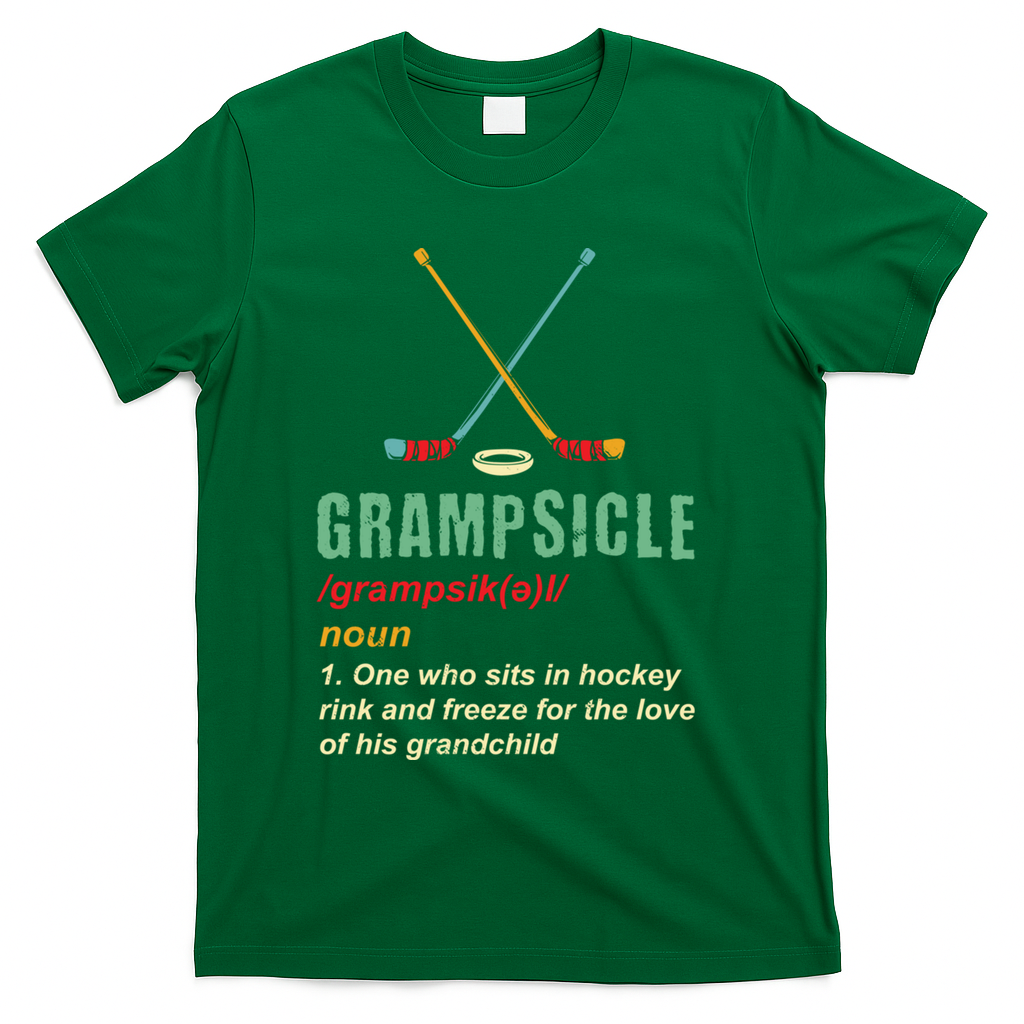 Grampsicle Hockey Grandpa Gift Grandfather Ice Stick Cute product image 2