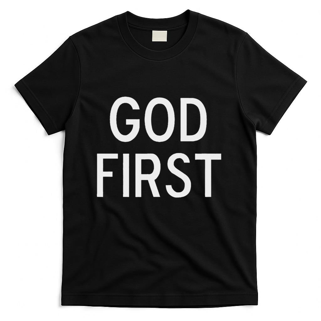 God First Christian Bible Faith Family T-Shirt product image 1