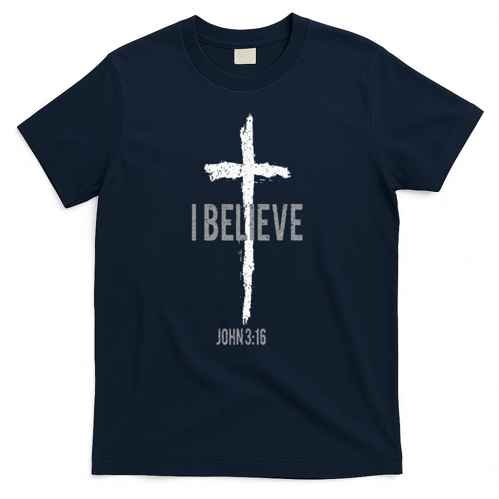 Vintage I Believe John 3_16 Christian T-Shirt product image 3