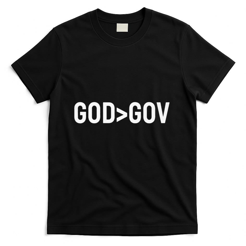 God Bigger Than Gov Over Christian T-Shirt product image 1