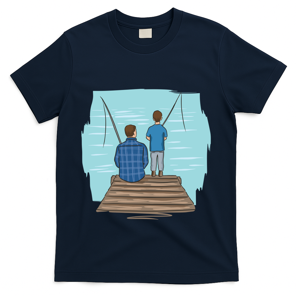 Father And Son Fishing Partners For Life Gift T-Shirt product image 1