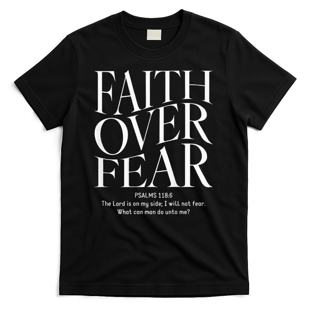 Faith Over Fear Christian T-Shirt product image 1