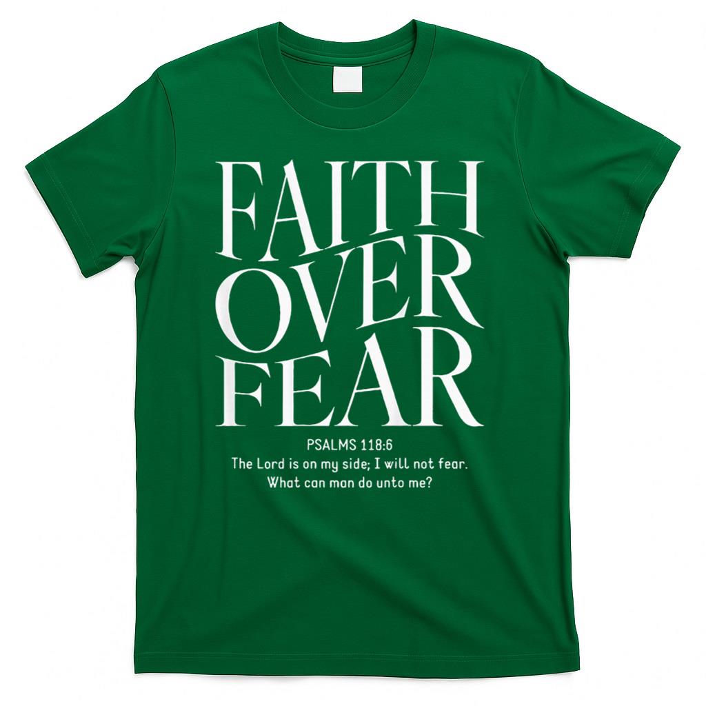 Faith Over Fear Christian T-Shirt product image 2