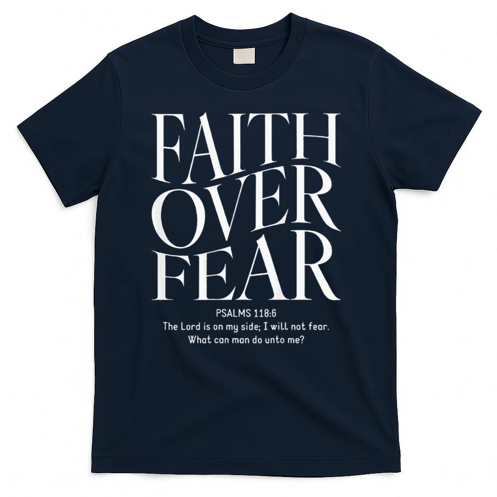 Faith Over Fear Christian T-Shirt product image 3