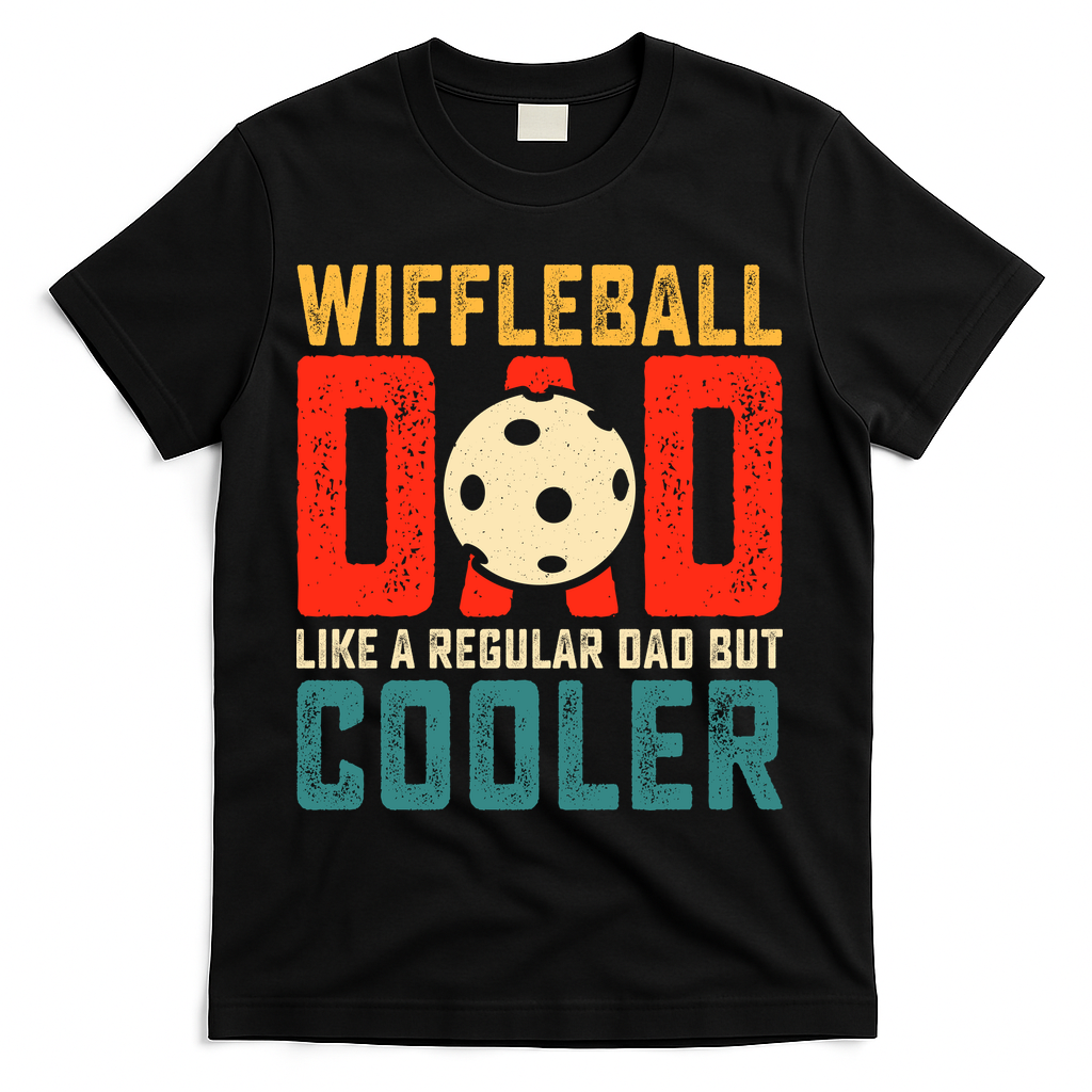 Cooler Wiffleball Dad Father's Day T-Shirt product image 3