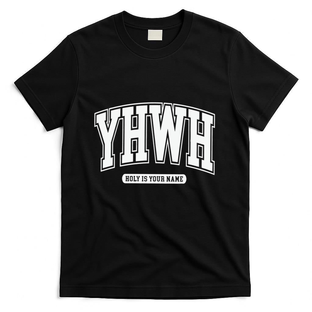 Yhwh Svg Varsity Christian T-Shirt product image 1