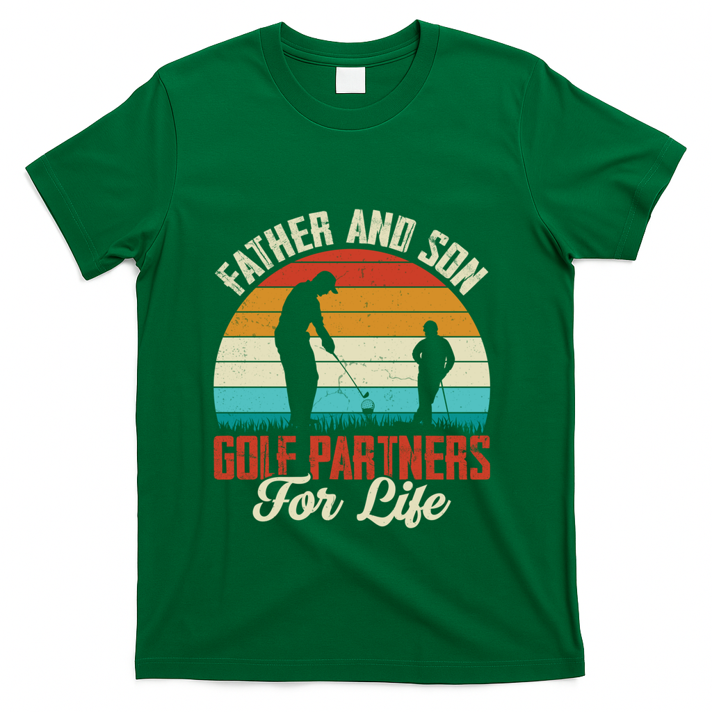 Father And Son Golf Partners For Life Gift T-Shirt product image 1