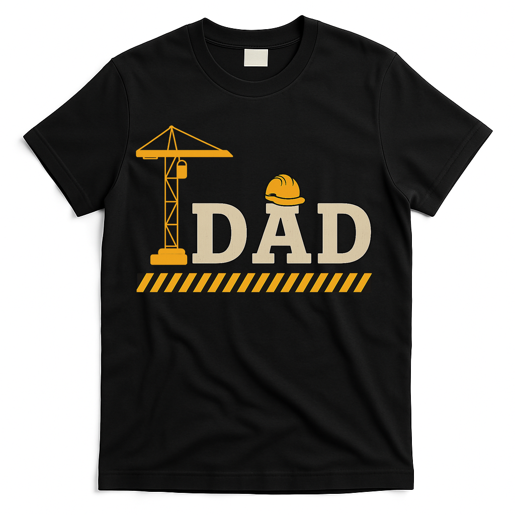 Construction Dad Funny Gift Father;s Day T-Shirt product image 2