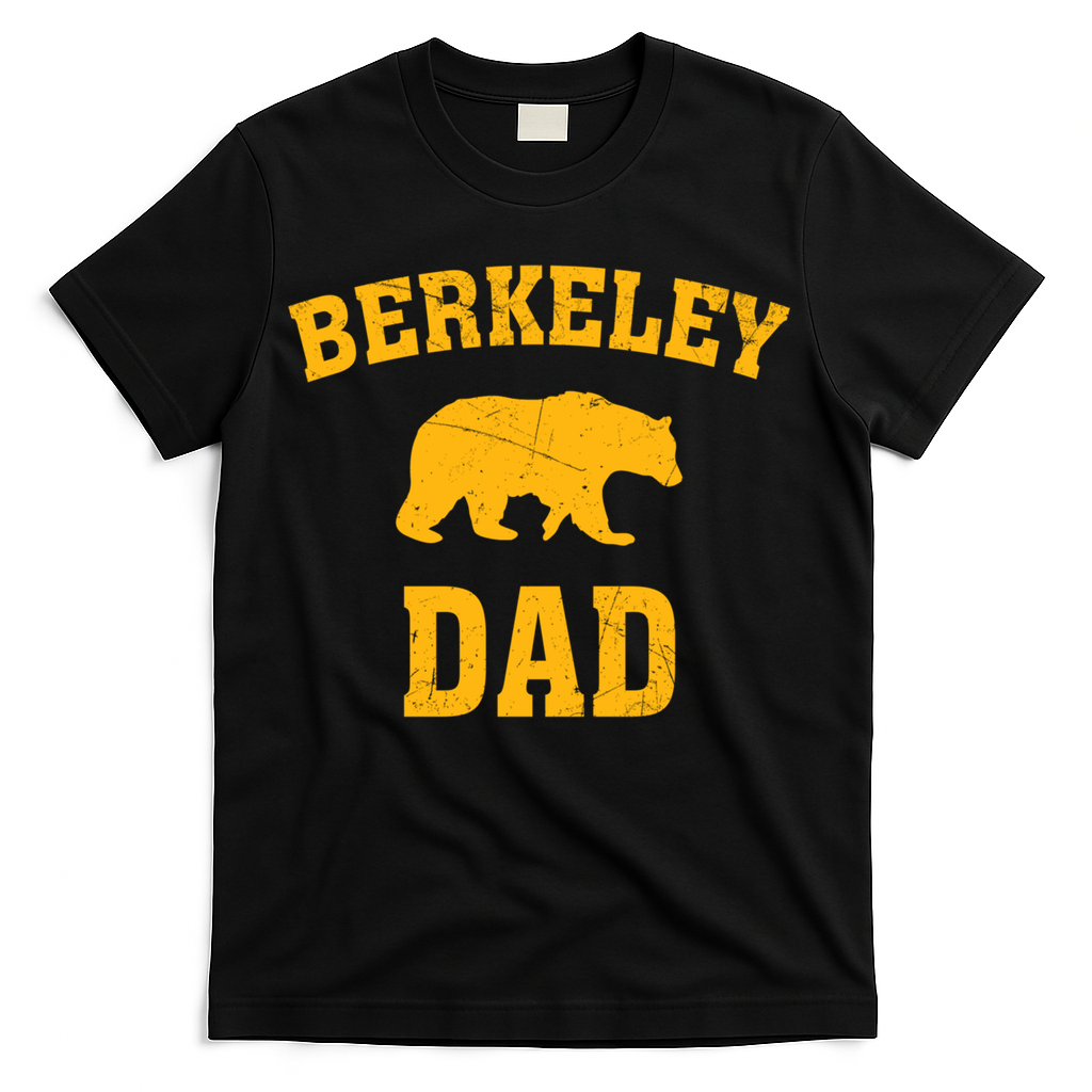 Berkeley Dad Bear Graphic FatherS Day Gift T-Shirt product image 1