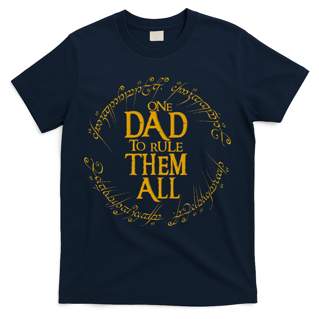 FatherS Day One Dad To Rule Them All Father Gift T-Shirt product image 1