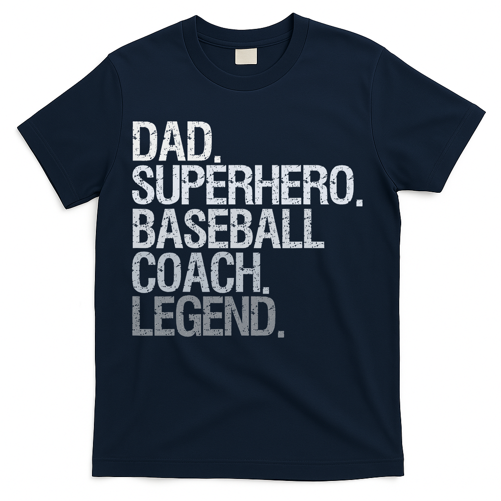 Baseball Coach Dad T-Shirt product image 2