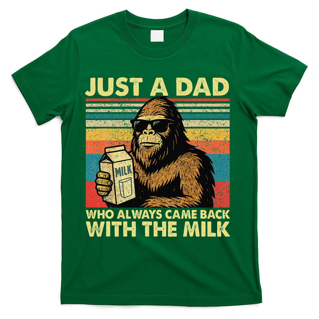 Bigfoot Papa Just A Dad Who Always Came Back With The Milk product image 3