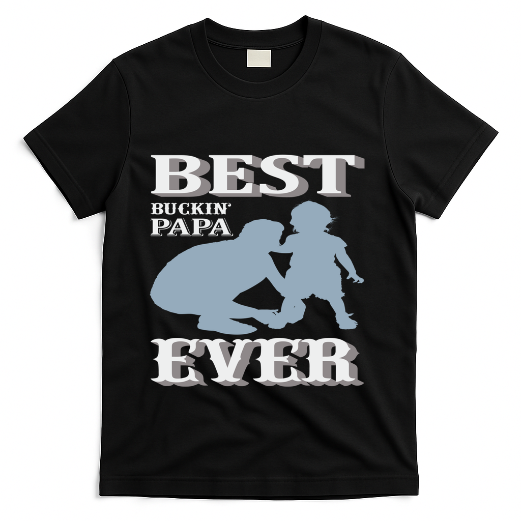 Best Buckin Dad Ever Cool Gift T-Shirt product image 1