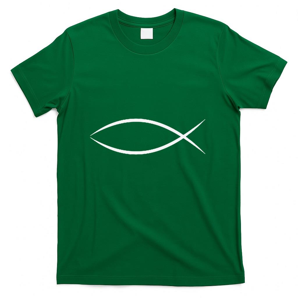 ICHTHYS ICHTHUS JESUS FISH CHRISTIAN SYMBOL T-Shirt product image 2