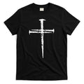 Jesus Cross Three Nails Christian Vintage T-Shirt product image 1