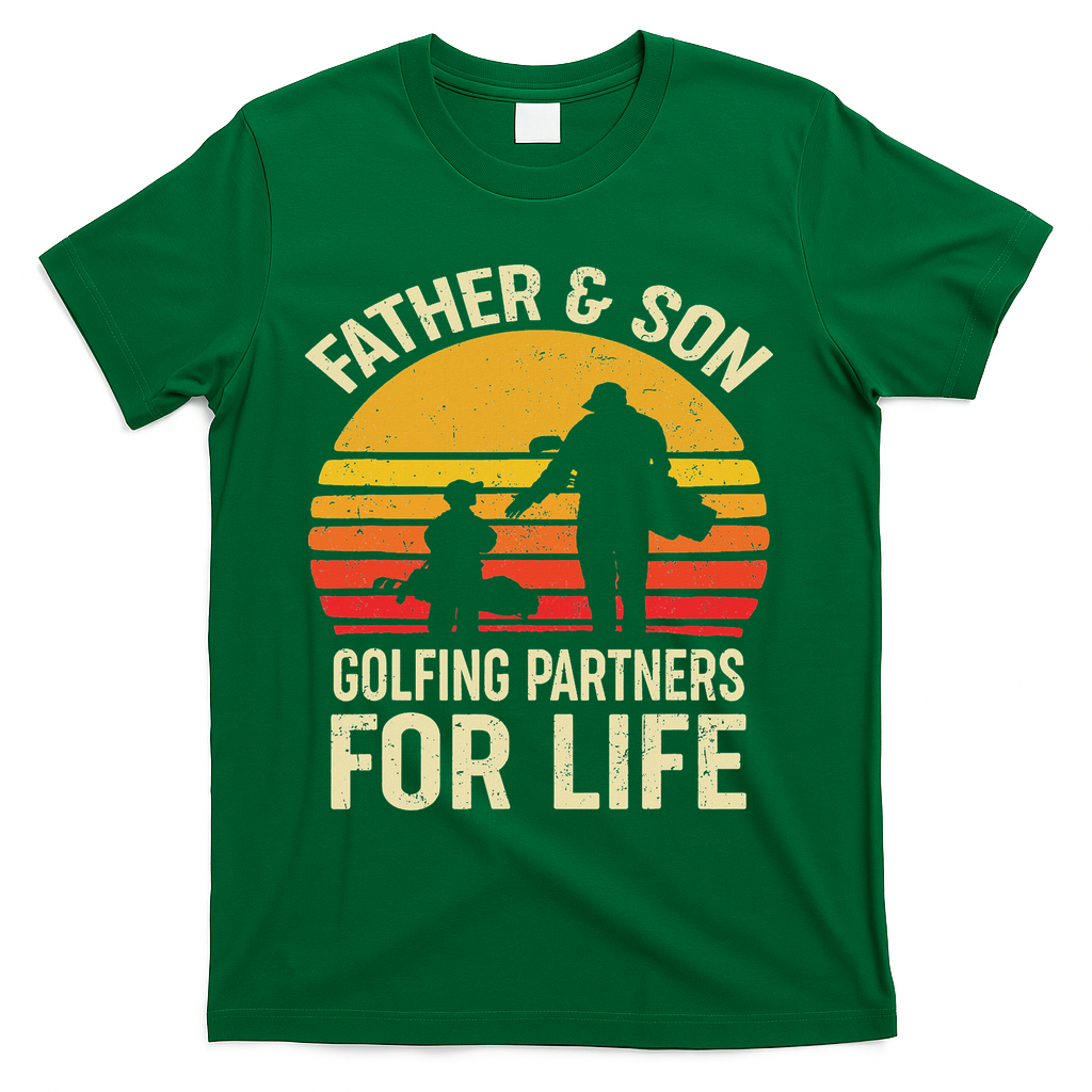 Golf Golfing Father Son Matching Dad T-Shirt product image 2