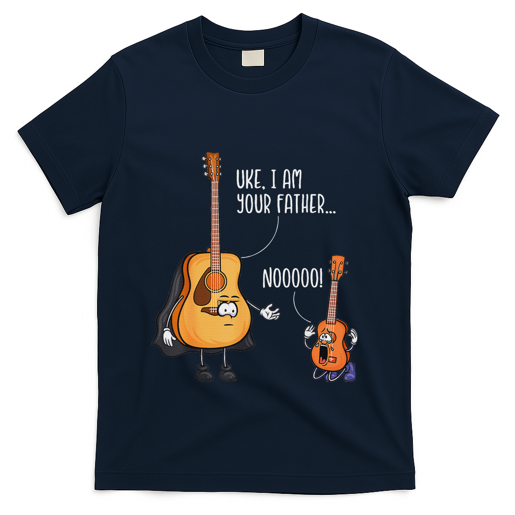 Funny Guitar Ukelele Uke I Am Your Father T-Shirt product image 2