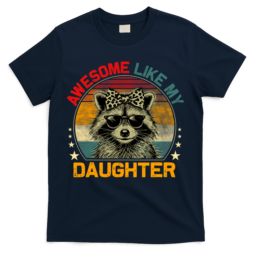 Awesome Like My Daughter Retro Funny Father's Day Dad product image 2