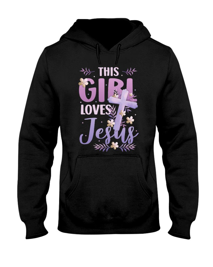 This Girl Loves Jesus Cute Christian T-Shirt product image 4