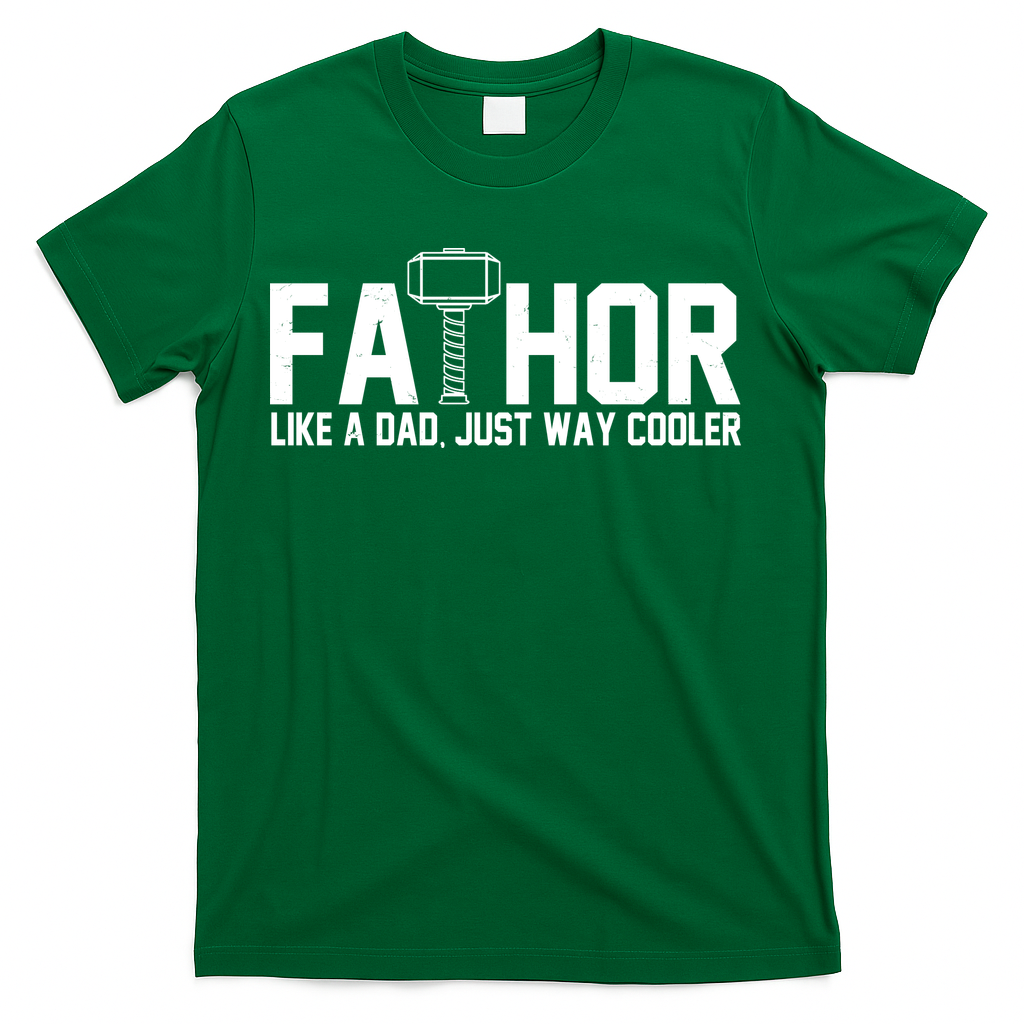 Fathor Like A Dad Just Way Cooler Father's Day T-Shirt product image 2
