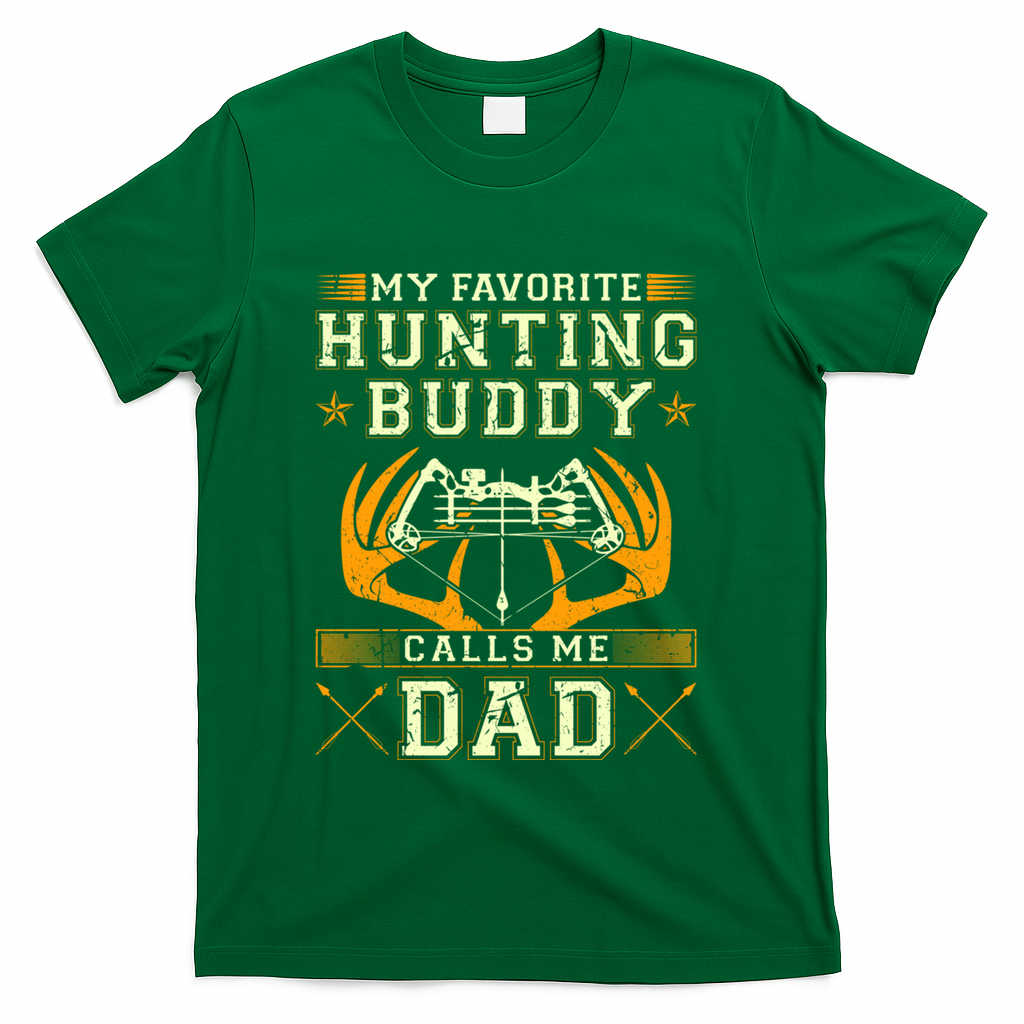 Father Son Matching Hunting Buddies Dad Cute Gift T-Shirt product image 2