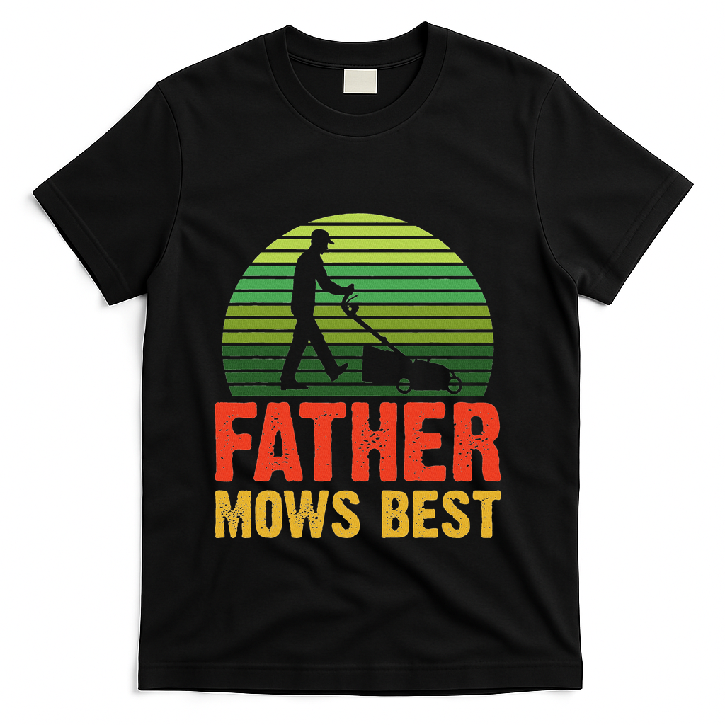 Father Mows Best T-Shirt product image 1