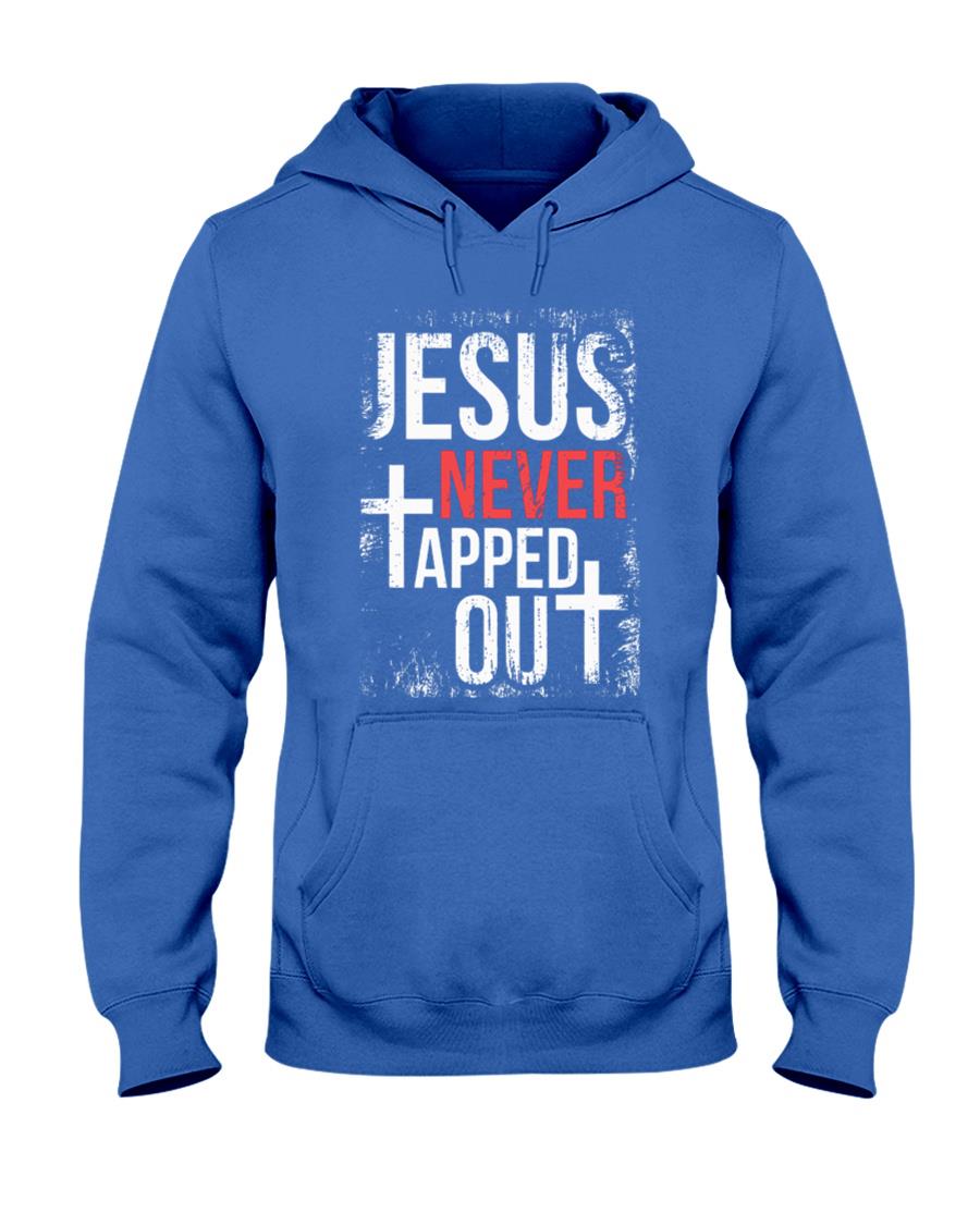 Jesus Never Tapped Out Christian Wrestling Faith T-Shirt product image 5