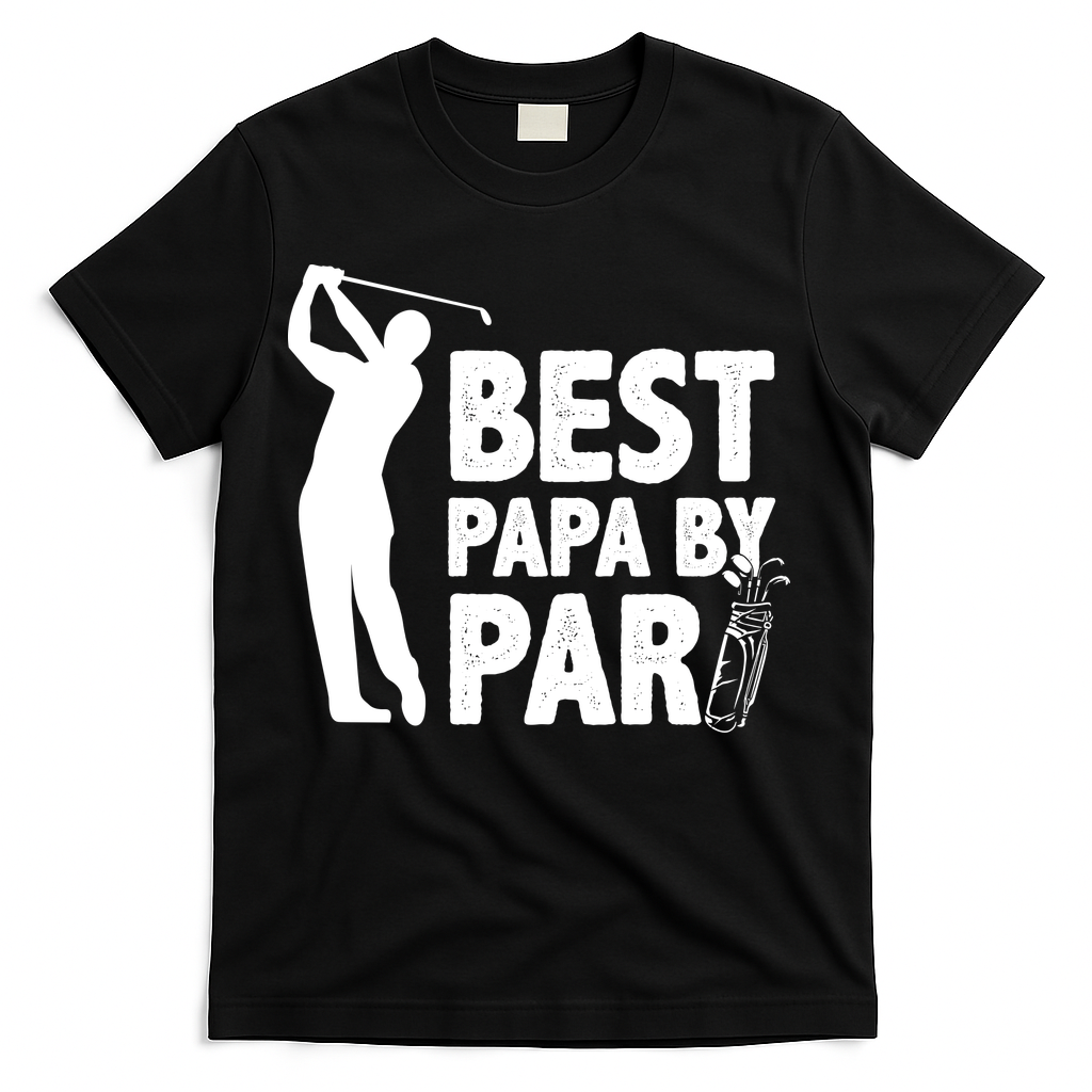 Best Papa By Par Fathers Day Golf T-Shirt product image 2