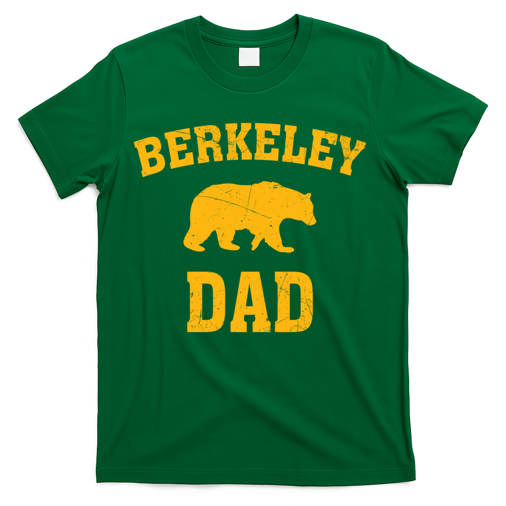 Berkeley Dad Bear Graphic FatherS Day Gift T-Shirt product image 3