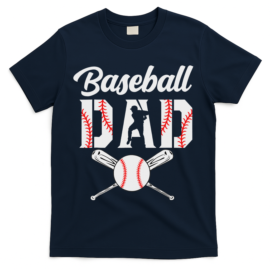 Baseball Dad Gifts Sport Lovers For Father's Day T-Shirt product image 1