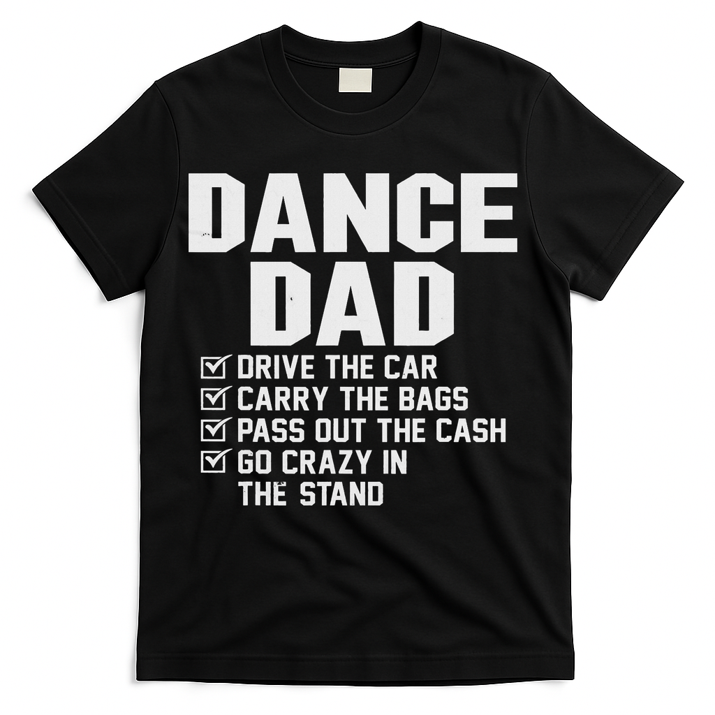 Funny Dance Dad Proud Dancer Dancing Father T-Shirt product image 2