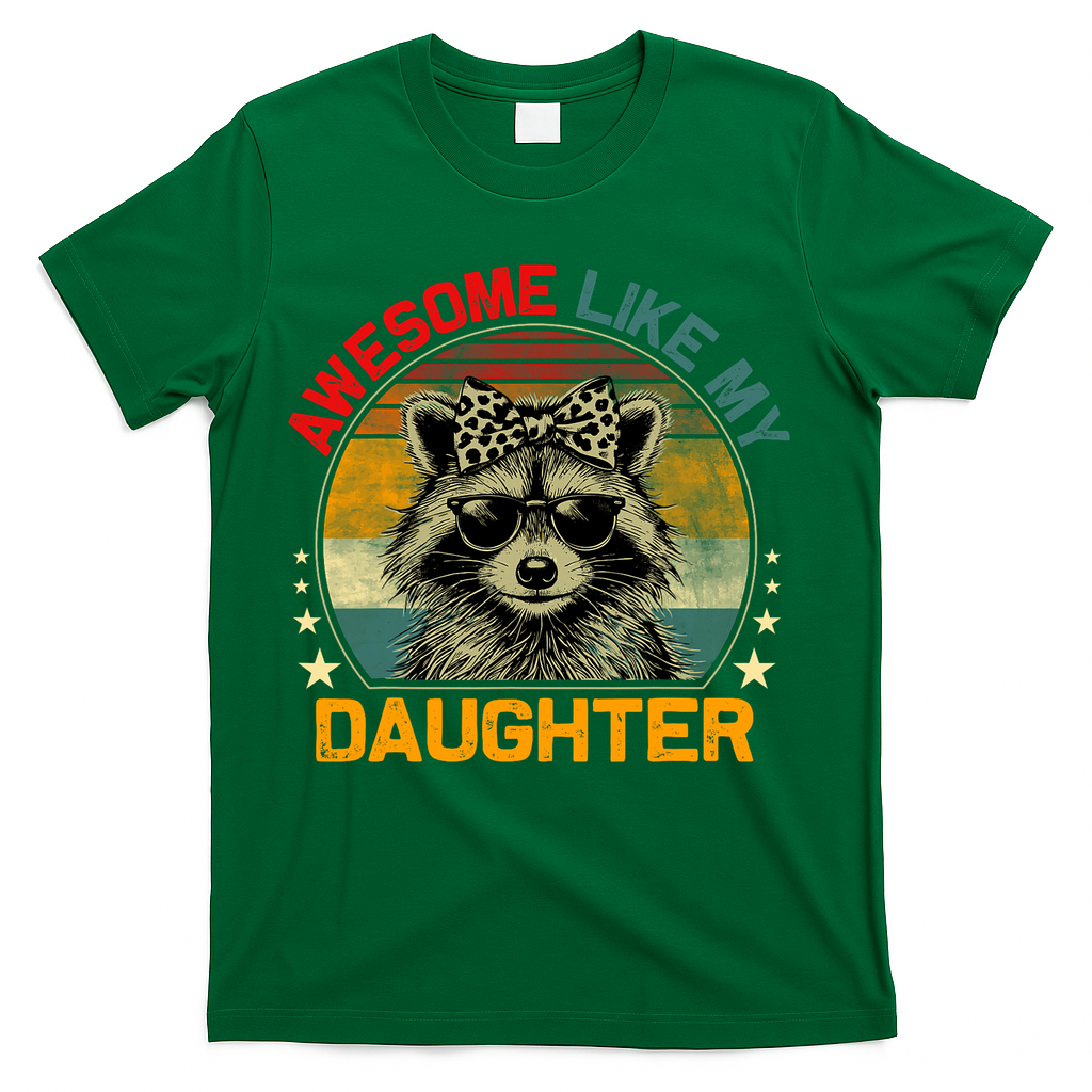 Awesome Like My Daughter Retro Funny Father's Day Dad product image 3