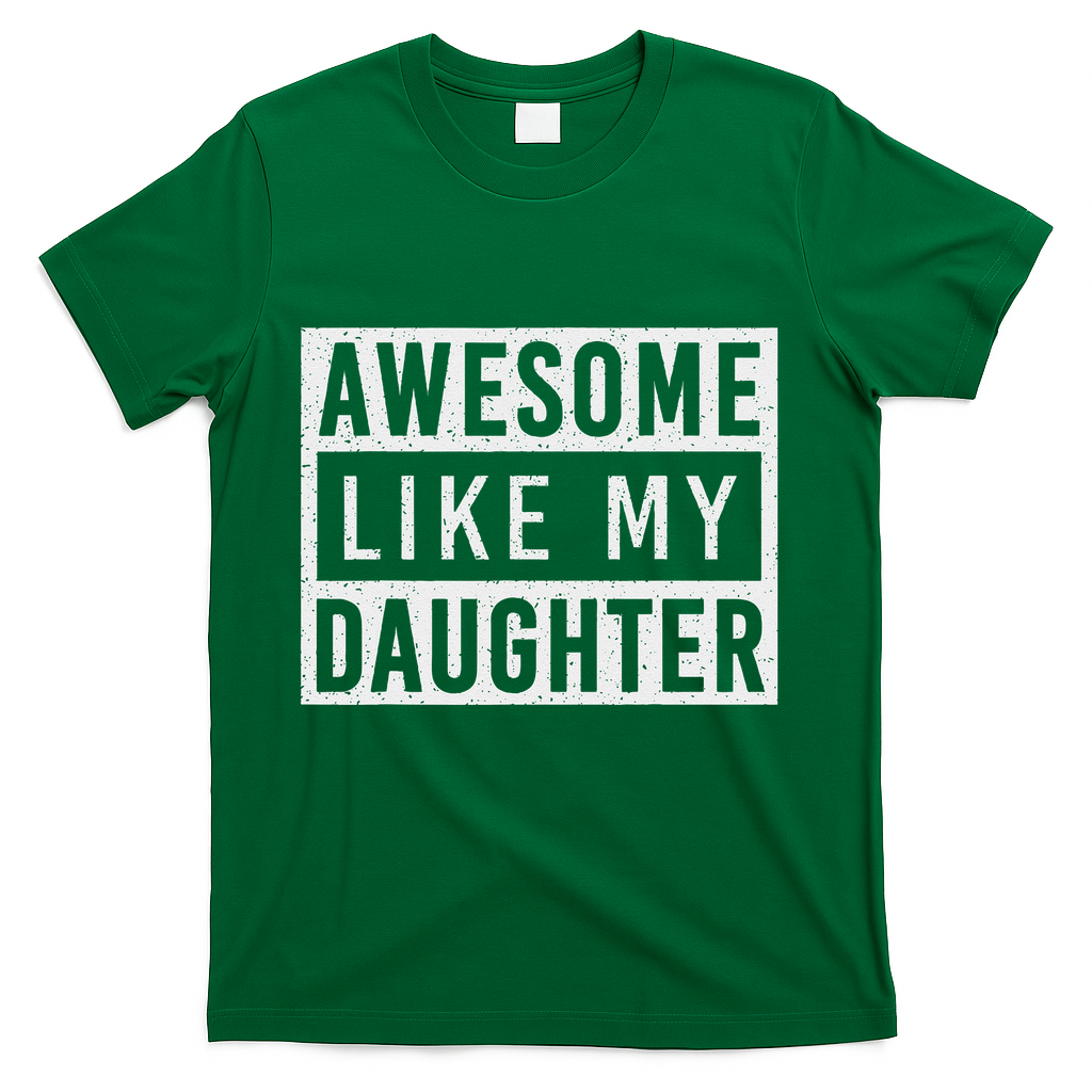 Awesome Like My Daughter FatherS Day Vintage Retro Dad Girl product image 2