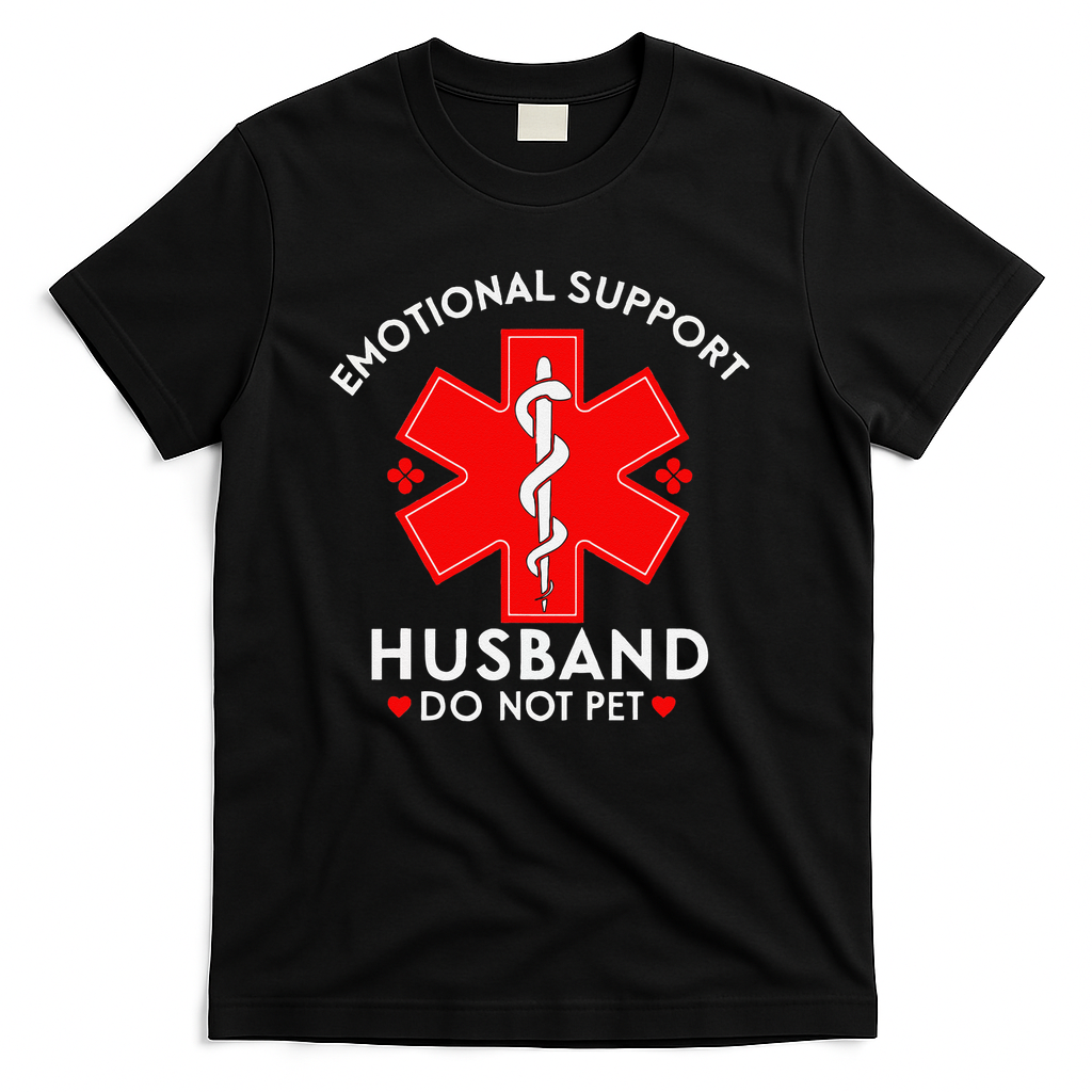 Emotional Support Husband Do Not Pet Fathers Mothers Day product image 3