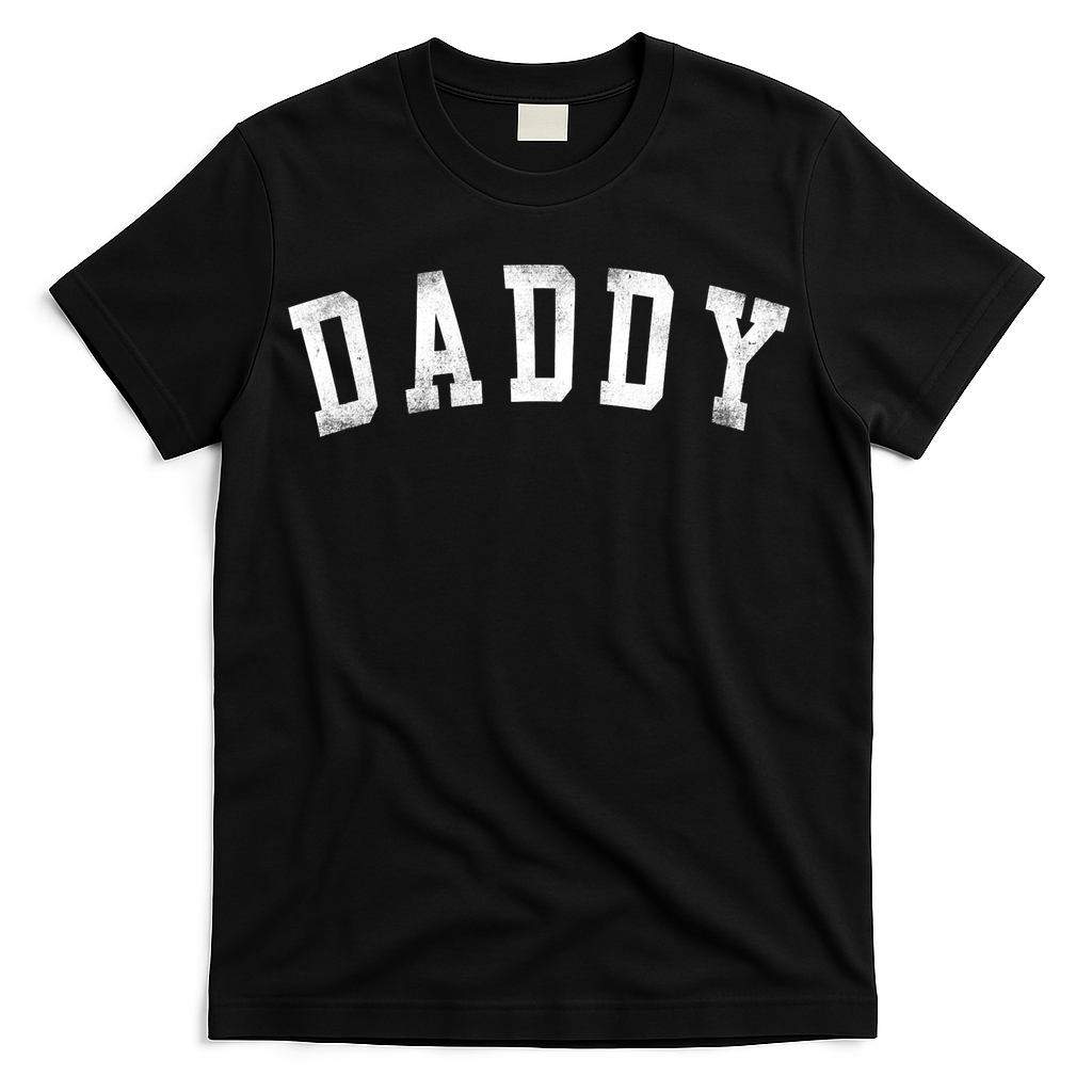 Daddy Classic Bold Font Birthday T-Shirt product image 2