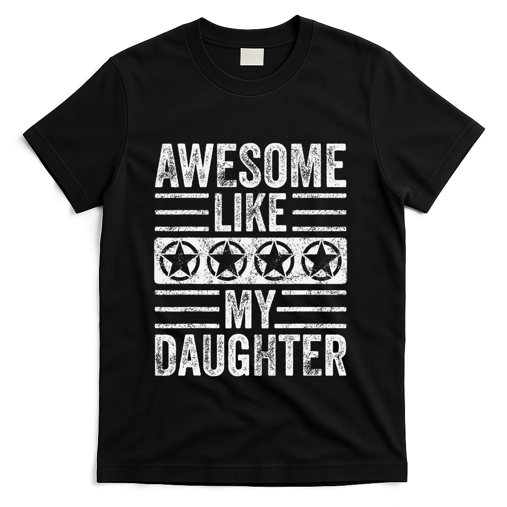 Awesome Like My Daughter Funny Vintage Father Mom Dad Joke product image 2
