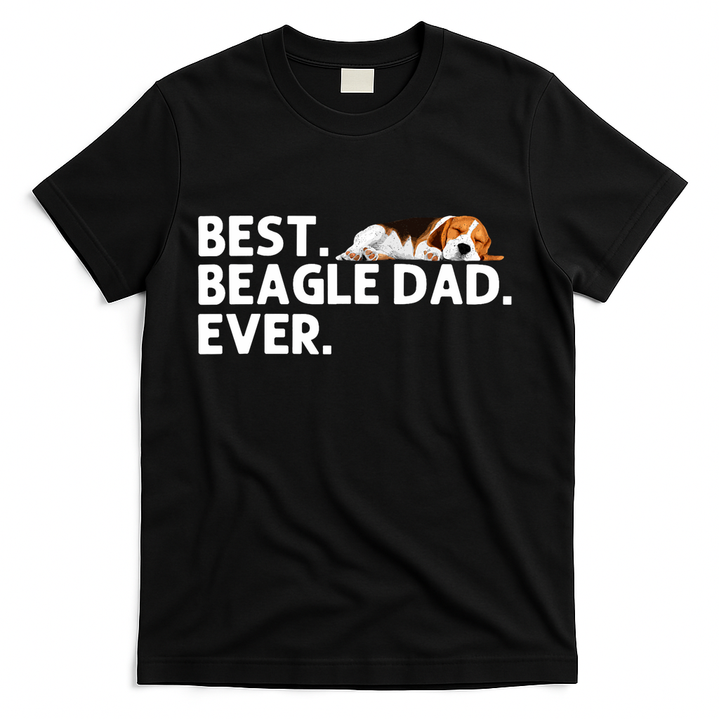 Best Beagle Dad Art For Father Dog Lover T-Shirt product image 3