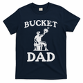 Bucket Dad Softball Baseball Funny Father's Coach T-Shirt product image 1
