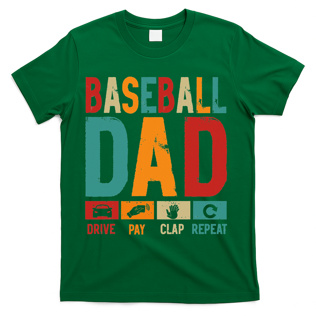Baseball Lover Dad Drive Pay Slap Repeat Fathers Day Player product image 2