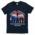 Dad The Man Myth Puerto Rican Legend Rico T-Shirt product image 1