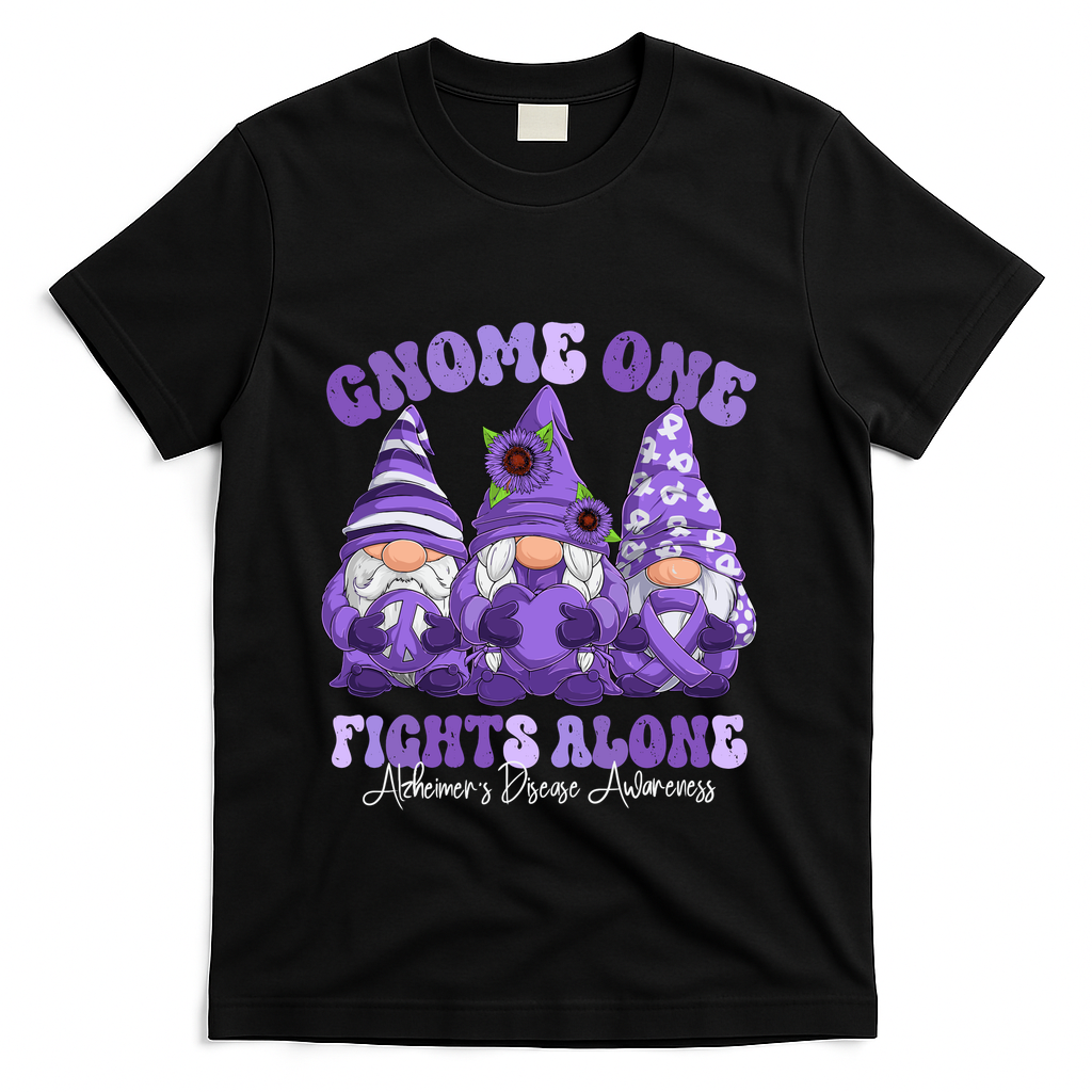 AlzheimerS Disease Awareness Month Purple Ribbon Gnomies product image 1