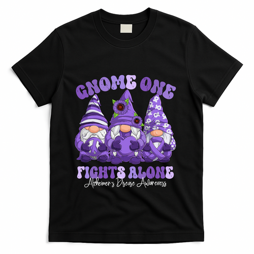AlzheimerS Disease Awareness Month Purple Ribbon Gnomies product image 1