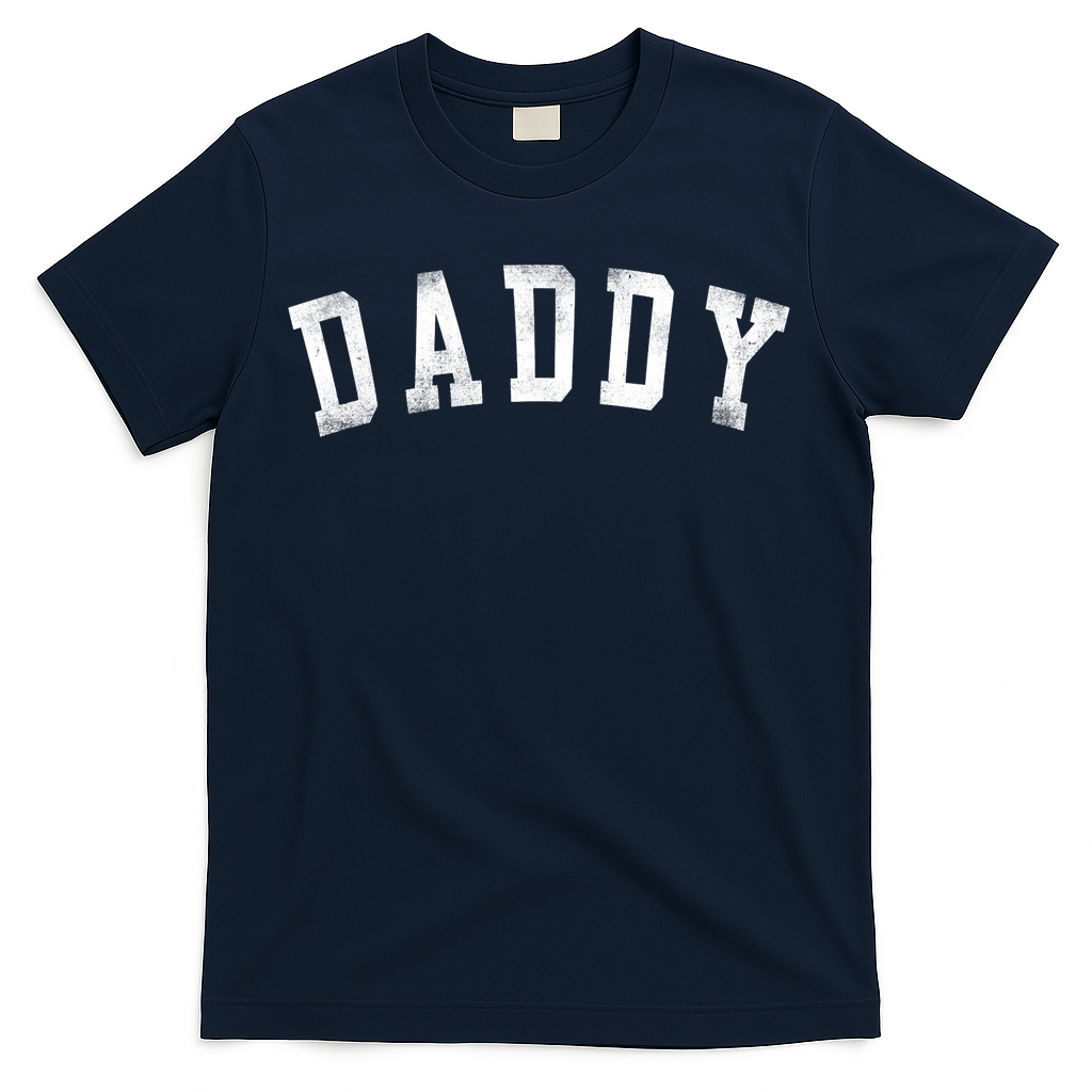Daddy Classic Bold Font Birthday T-Shirt product image 3