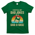 Funny Dad Jokes In Dadabase Vintage T-Shirt product image 1
