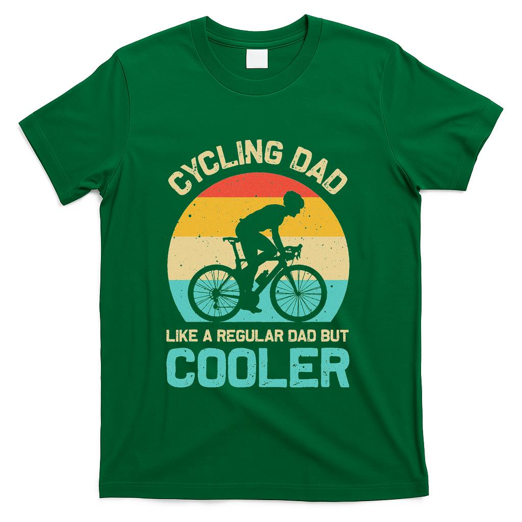 Cycling Dad Like A Regular But Cooler Funny Cyclist Gift product image 3